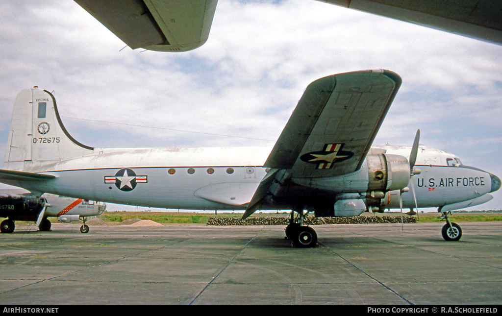 Aircraft Photo of 42-72675 / 0-72675 | Douglas C-54D Skymaster | USA - Air Force | AirHistory.net #87151