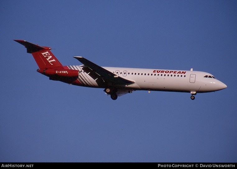 Aircraft Photo of G-AVMP | BAC 111-510ED One-Eleven | European Aircharter - EAL/EAC | AirHistory.net #87152