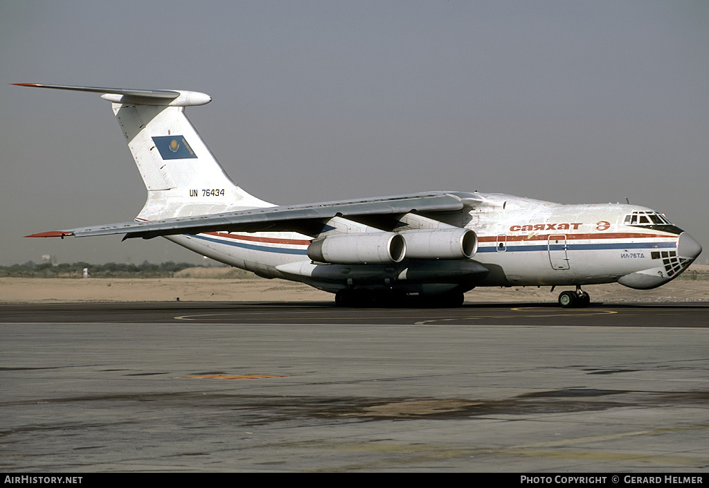 Aircraft Photo of UN-76434 | Ilyushin Il-76TD | Sayakhat Airlines | AirHistory.net #87165