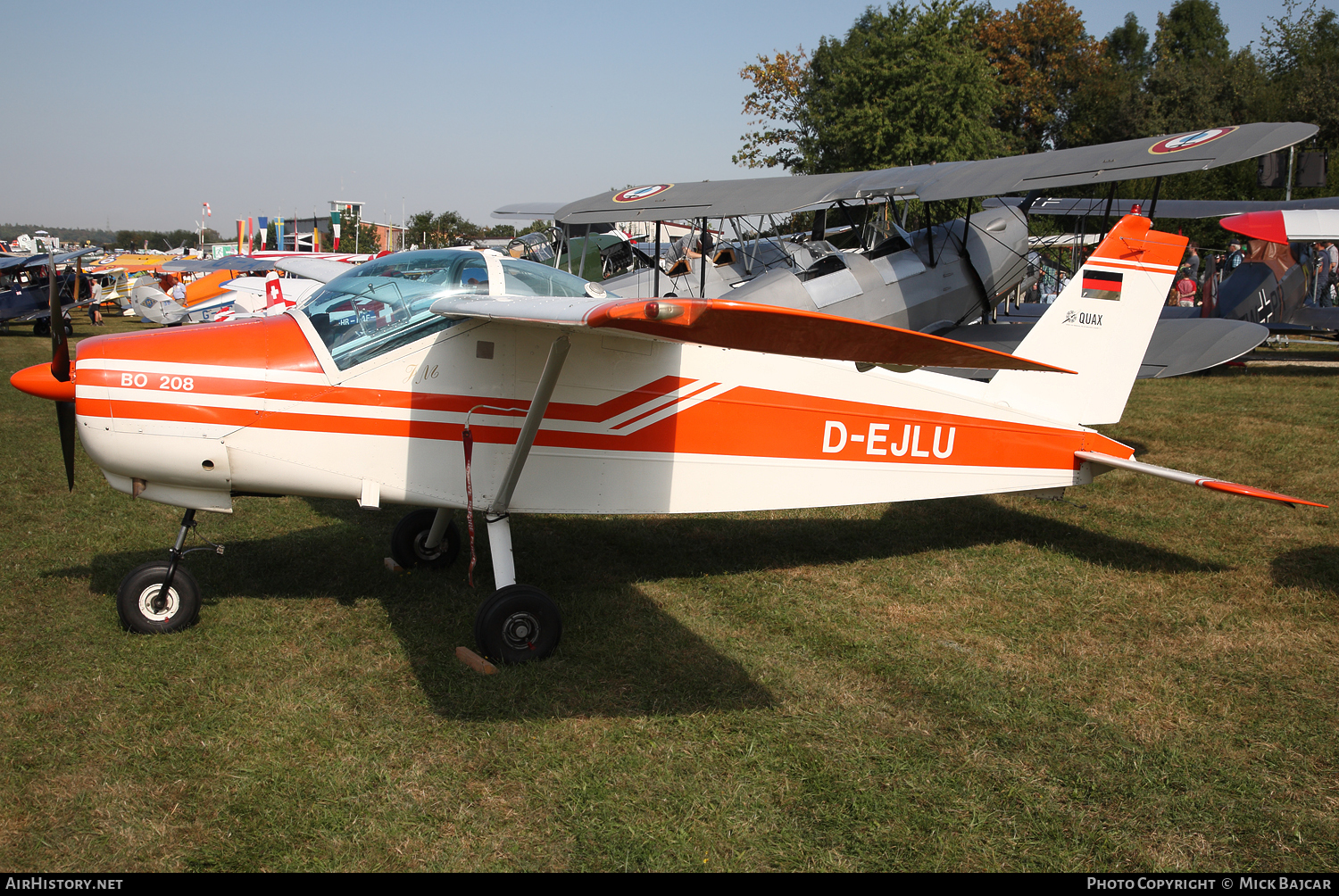 Aircraft Photo of D-EJLU | Bölkow Bo-208A Junior | Quax | AirHistory.net #87169