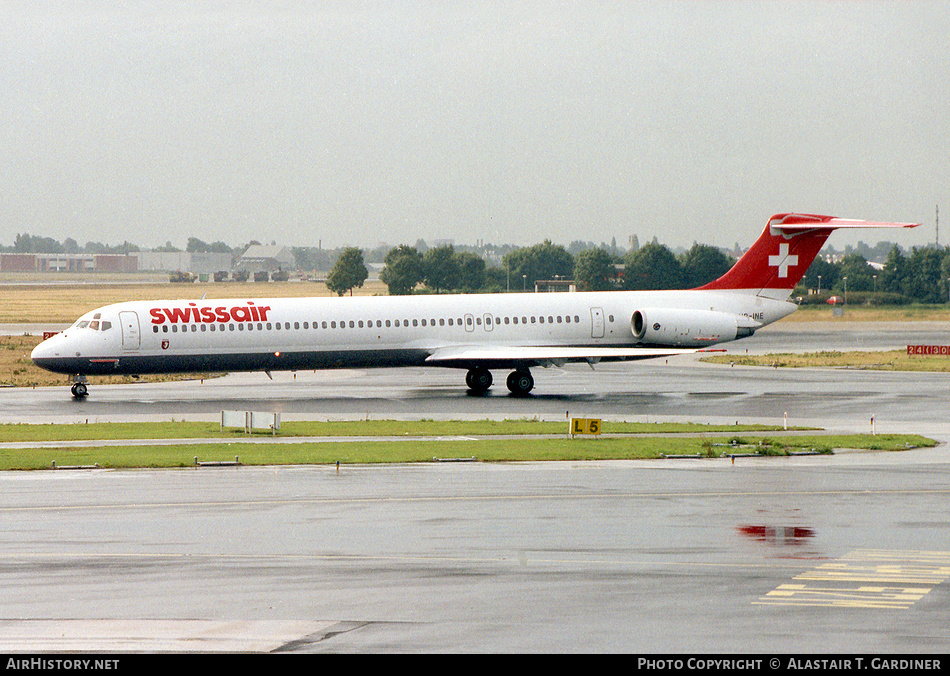 Aircraft Photo of HB-INE | McDonnell Douglas MD-81 (DC-9-81) | Swissair | AirHistory.net #87170