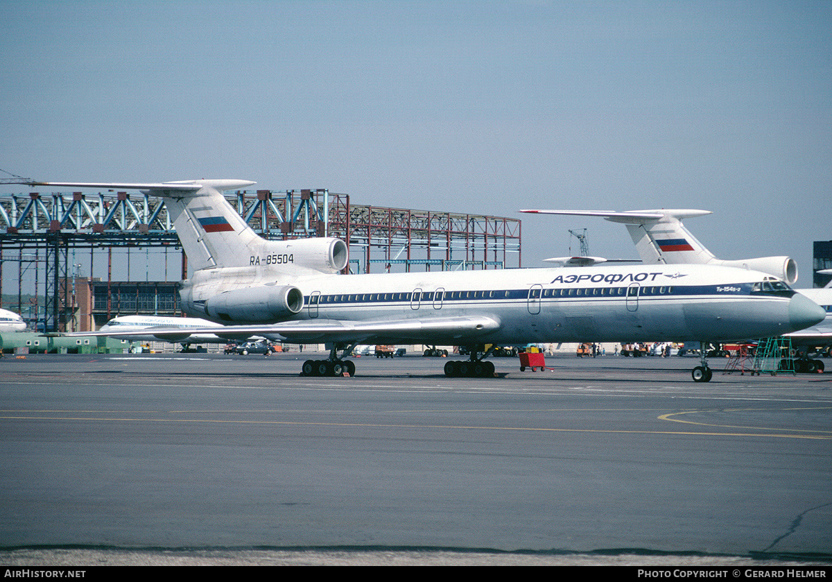 Aircraft Photo of RA-85504 | Tupolev Tu-154B-2 | Aeroflot | AirHistory.net #87192