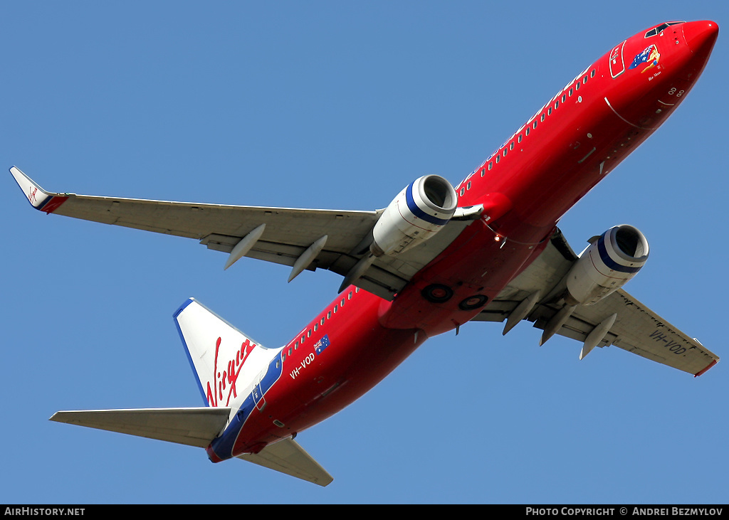Aircraft Photo of VH-VOD | Boeing 737-8BK | Virgin Blue Airlines | AirHistory.net #87214
