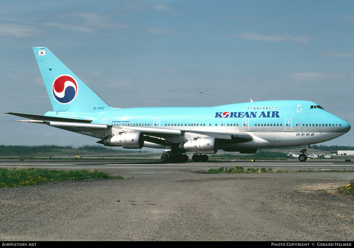 Aircraft Photo of HL7457 | Boeing 747SP-B5 | Korean Air | AirHistory.net #87265