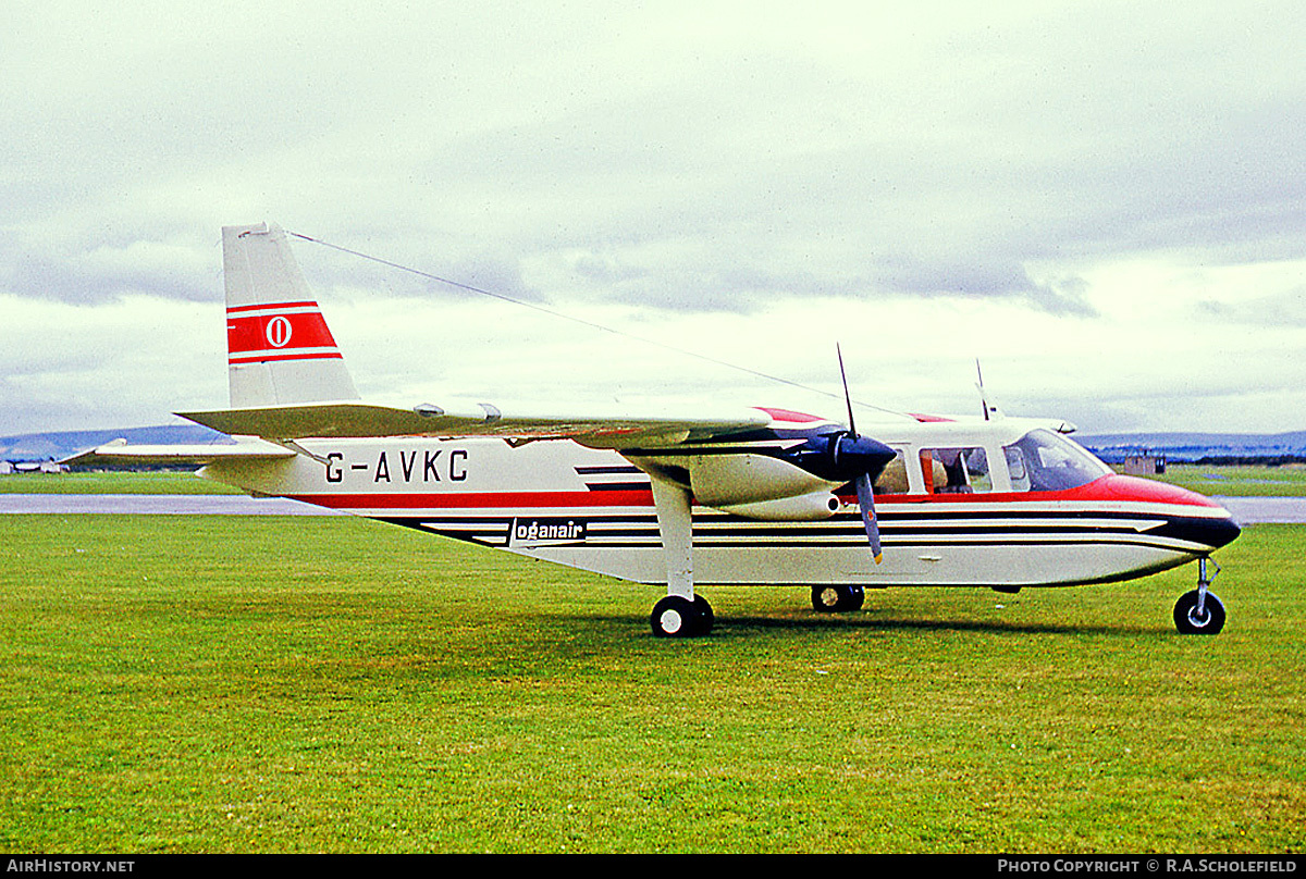 Aircraft Photo of G-AVKC | Britten-Norman BN-2A-21 Islander | Loganair | AirHistory.net #87292