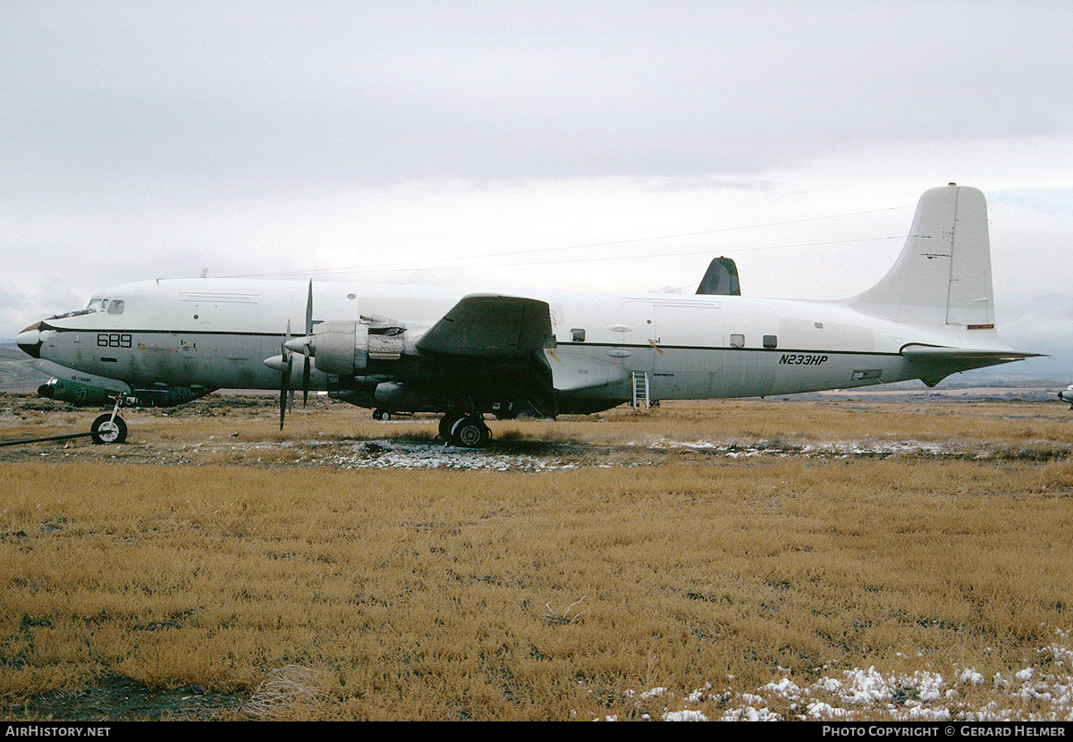 Aircraft Photo of N233HP | Douglas C-118A Liftmaster | Hawkins & Powers Aviation | AirHistory.net #87295