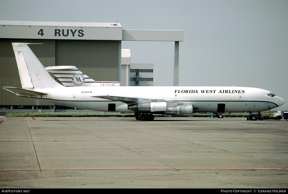 Aircraft Photo of N725FW | Boeing 707-369C | Florida West Airlines | AirHistory.net #87299