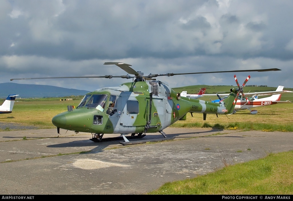 Aircraft Photo of XZ641 | Westland WG-13 Lynx AH7 | UK - Army | AirHistory.net #87326
