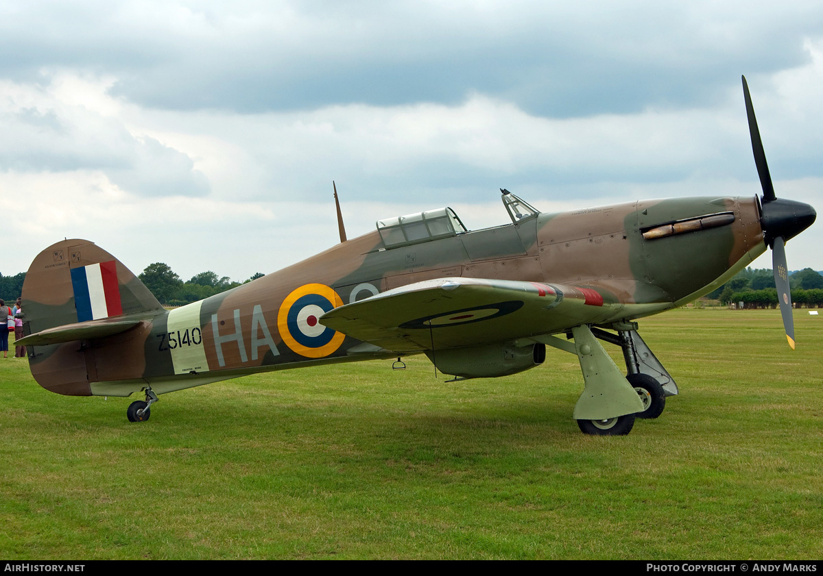 Aircraft Photo of G-HURI / Z5140 | Hawker Hurricane Mk12A | UK - Air Force | AirHistory.net #87328