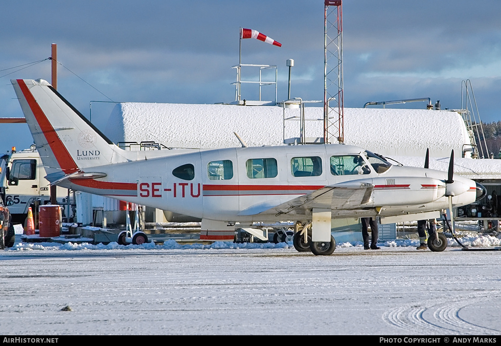 Aircraft Photo of SE-ITU | Piper PA-31-310 Navajo C | Trafikflyghögskolan Lunds Universitet | AirHistory.net #87336