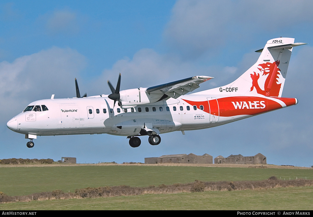 Aircraft Photo of G-CDFF | ATR ATR-42-300 | Air Wales | AirHistory.net #87338