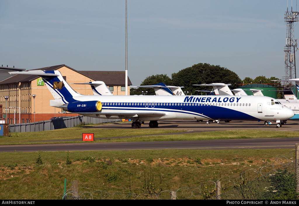 Aircraft Photo of VP-CBI | McDonnell Douglas MD-82 (DC-9-82) | Mineralogy | AirHistory.net #87362
