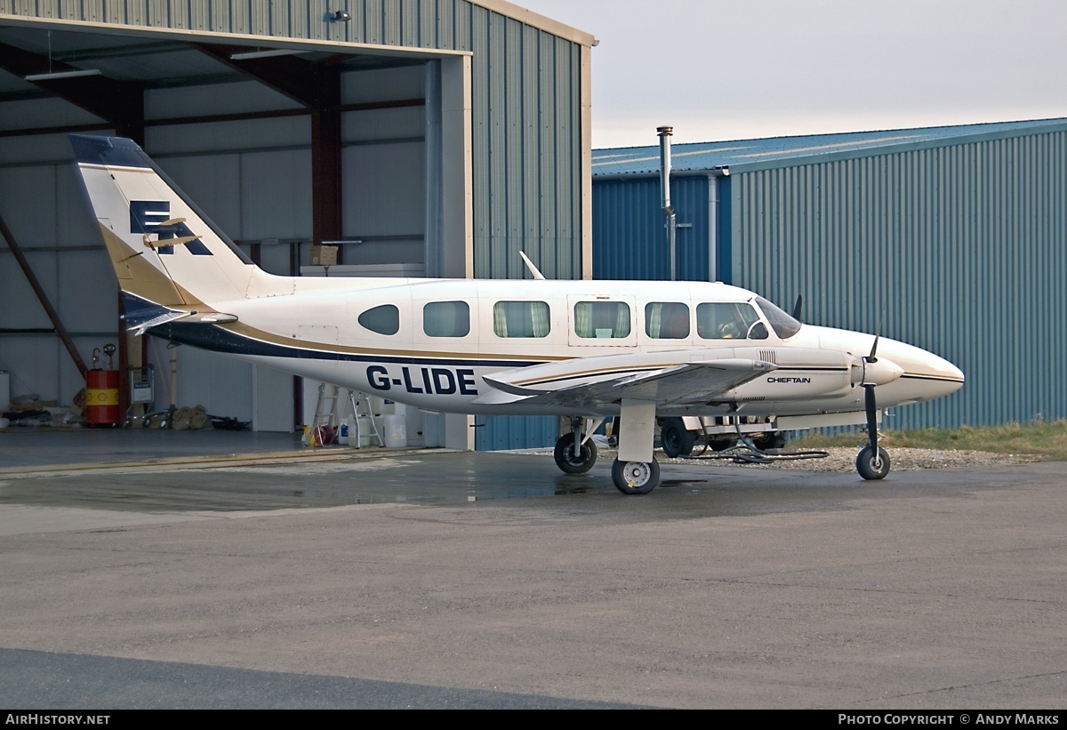 Aircraft Photo of G-LIDE | Piper PA-31-350 Navajo Chieftain | Woodgate Aviation | AirHistory.net #87367