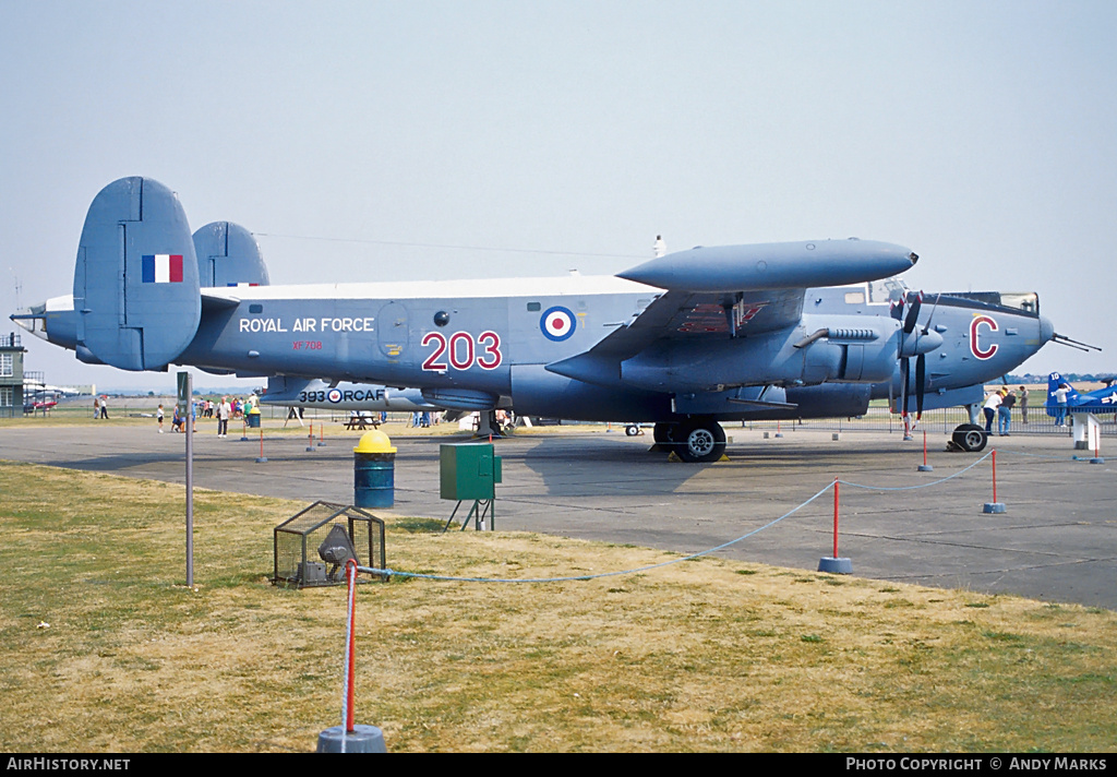 Aircraft Photo of XF708 | Avro 716 Shackleton MR3/3 | UK - Air Force | AirHistory.net #87386
