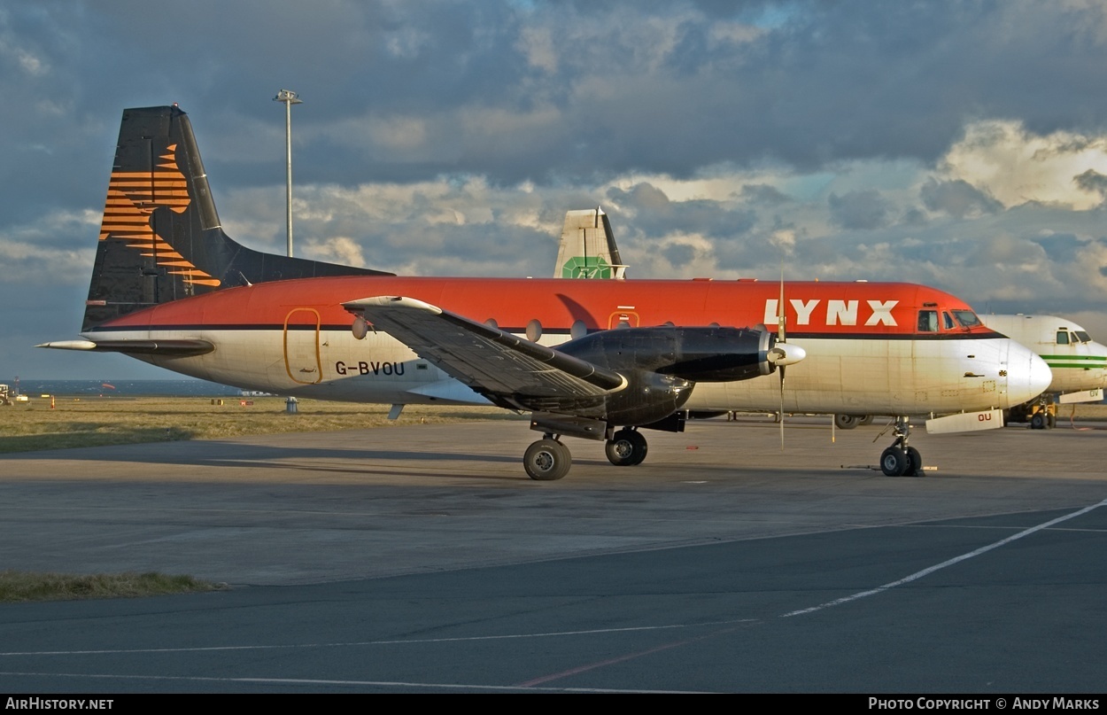 Aircraft Photo of G-BVOU | Hawker Siddeley HS-748 Srs2A/270 | Lynx Express | AirHistory.net #87402