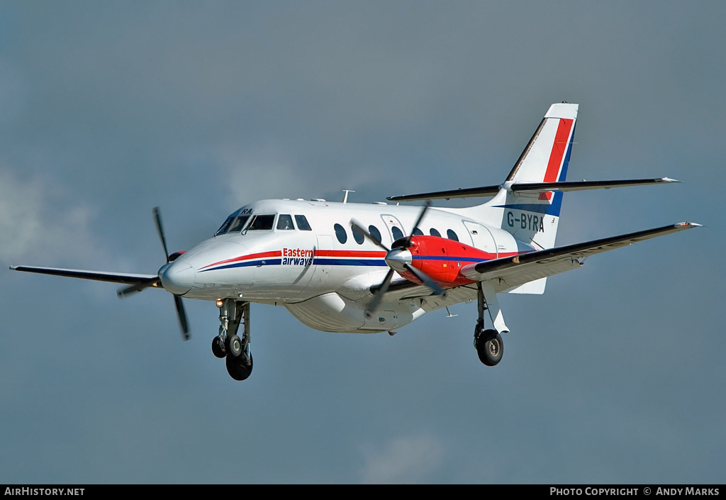 Aircraft Photo of G-BYRA | British Aerospace BAe-3212 Jetstream Super 31 | Eastern Airways | AirHistory.net #87403