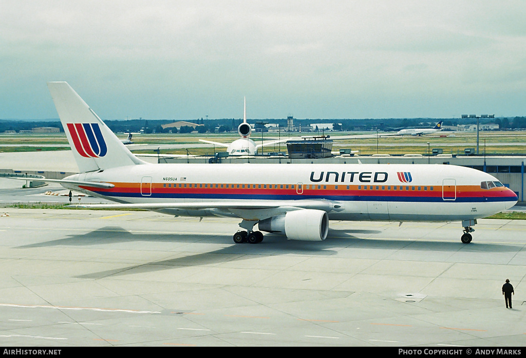 Aircraft Photo of N605UA | Boeing 767-222 | United Airlines | AirHistory.net #87414