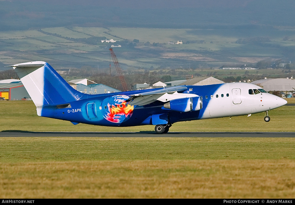 Aircraft Photo of G-ZAPK | British Aerospace BAe-146-200QC | Titan Airways | AirHistory.net #87415