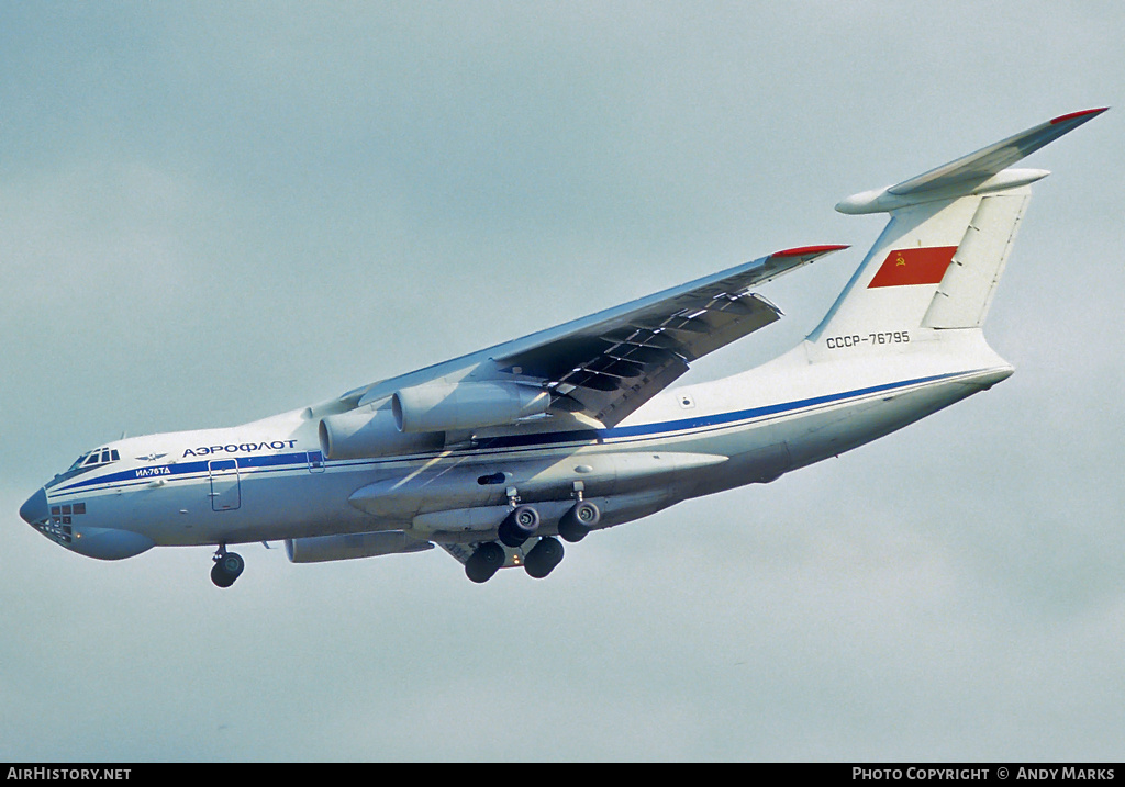 Aircraft Photo of CCCP-76795 | Ilyushin Il-76TD | Aeroflot | AirHistory.net #87416