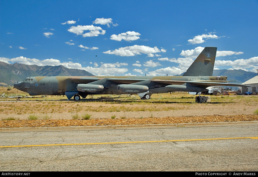 Aircraft Photo of 58-0191 / 80191 | Boeing B-52G Stratofortress | USA - Air Force | AirHistory.net #87419