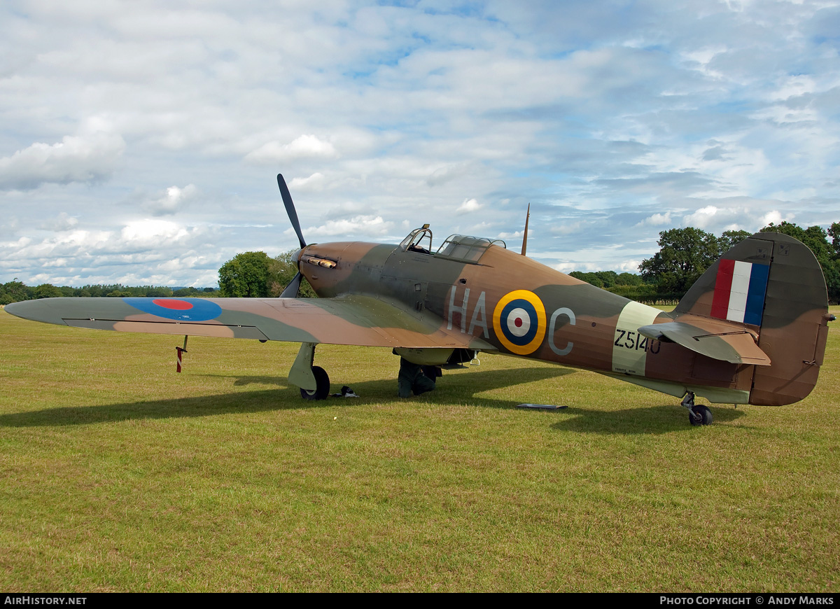 Aircraft Photo of G-HURI / Z5140 | Hawker Hurricane Mk12A | UK - Air Force | AirHistory.net #87428