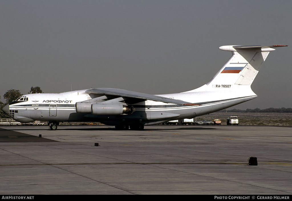 Aircraft Photo of RA-76507 | Ilyushin Il-76T | Aeroflot | AirHistory.net #87430