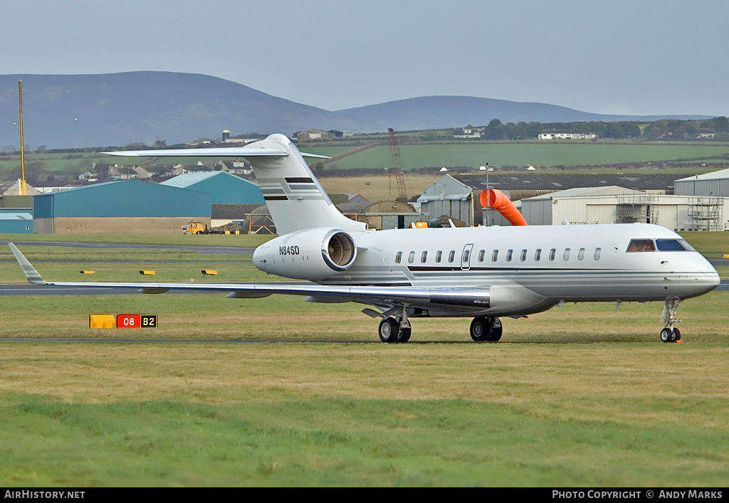 Aircraft Photo of N84SD | Bombardier Global Express (BD-700-1A10) | AirHistory.net #87439