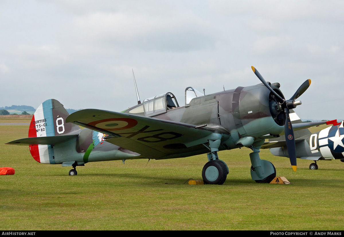 Aircraft Photo of G-CCVH / 82 | Curtiss Hawk 75A-1 | France - Air Force | AirHistory.net #87451