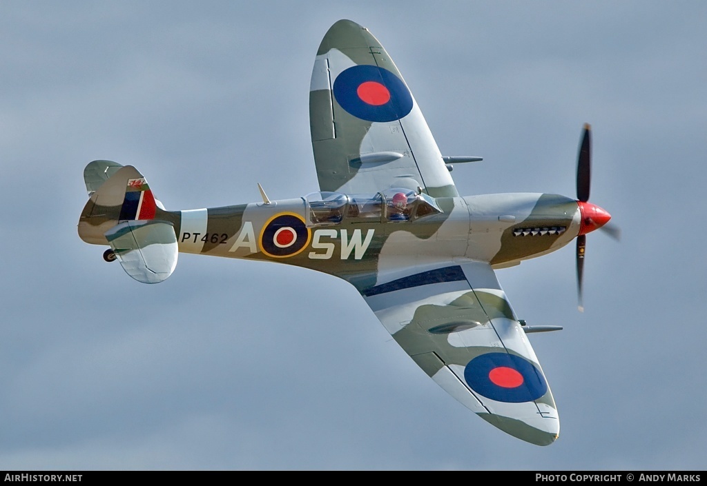 Aircraft Photo of G-CTIX / PT462 | Supermarine 509 Spitfire T9 | UK - Air Force | AirHistory.net #87470