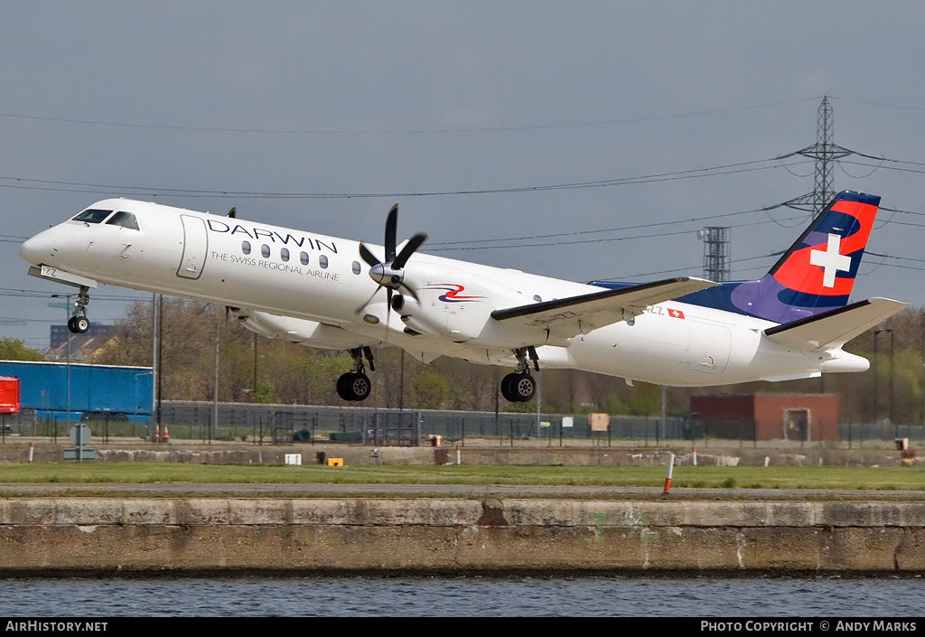 Aircraft Photo of HB-IZZ | Saab 2000 | Darwin Airline | AirHistory.net #87477