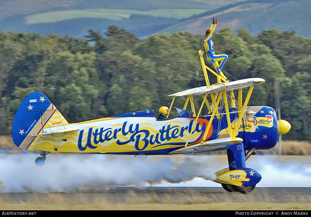 Aircraft Photo of N74189 | Stearman PT-17/R985 Kaydet (A75N1) | AirHistory.net #87483