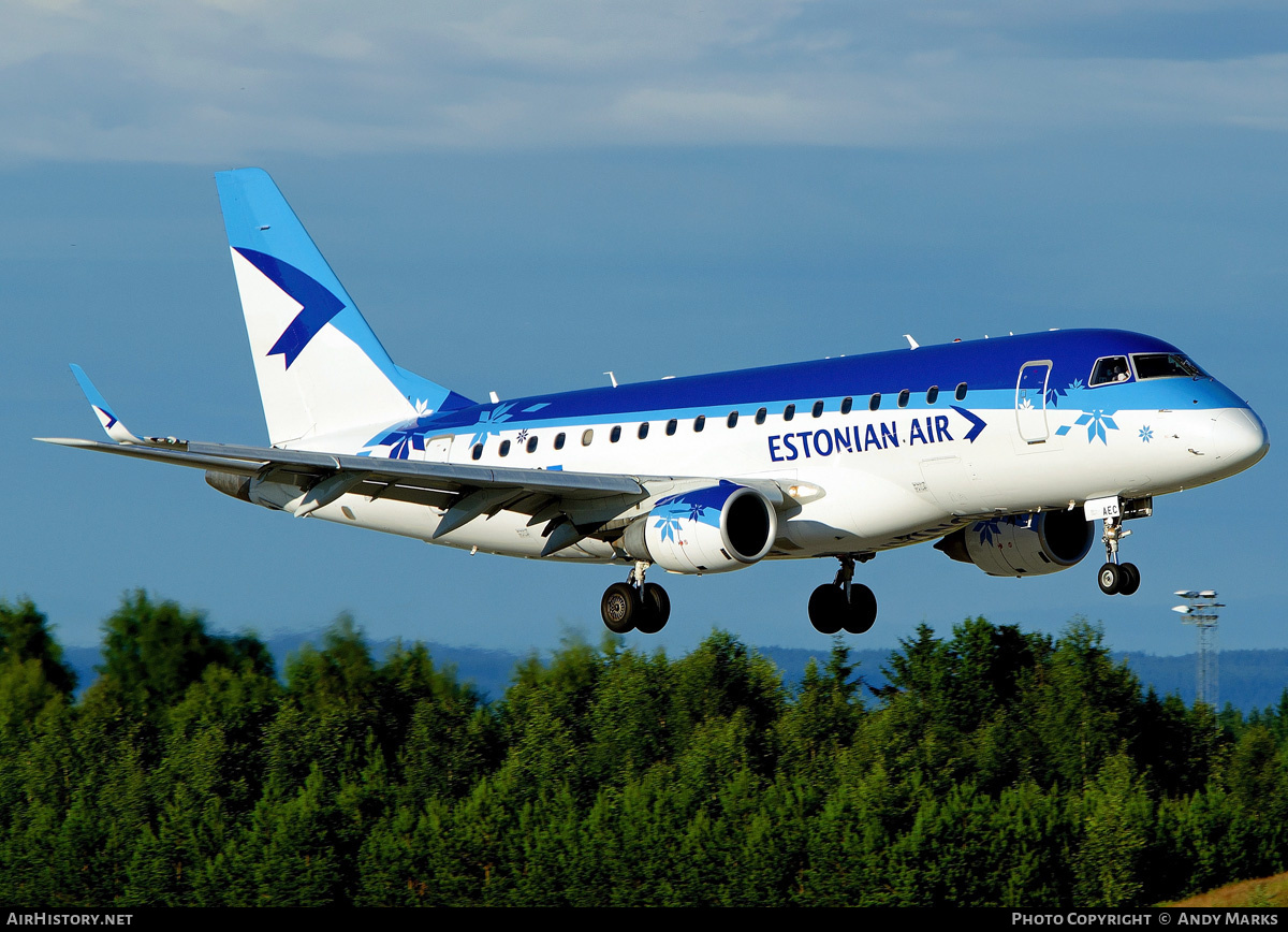 Aircraft Photo of ES-AEC | Embraer 190LR (ERJ-190-100LR) | Estonian Air | AirHistory.net