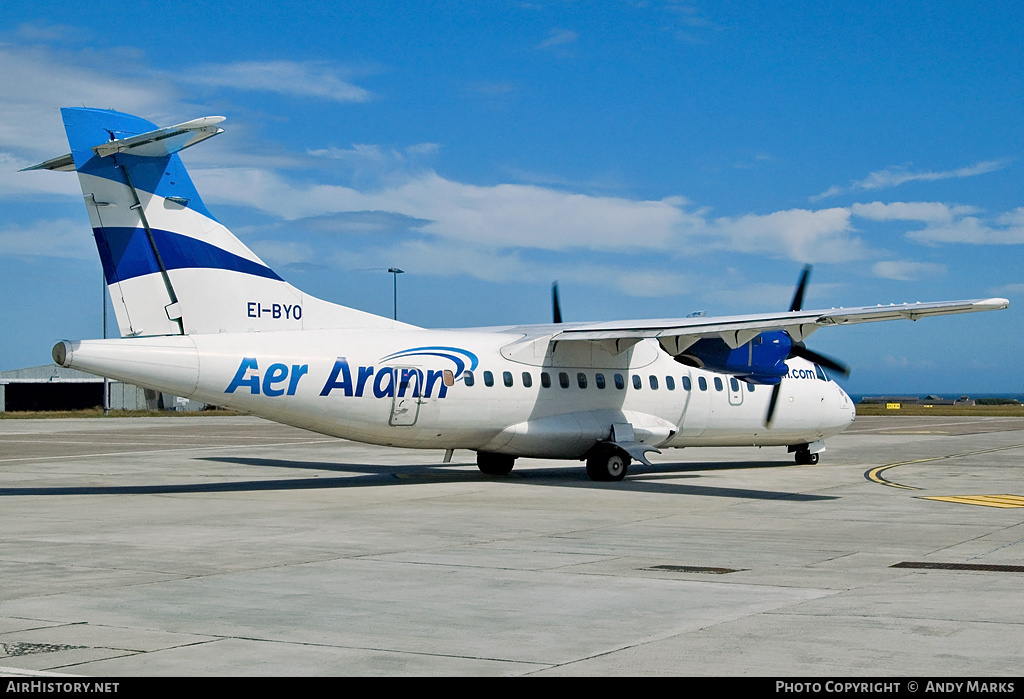 Aircraft Photo of EI-BYO | ATR ATR-42-300 | Aer Arann | AirHistory.net #87505