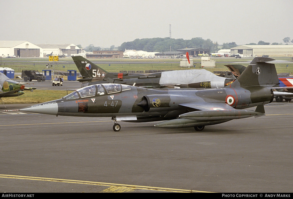 Aircraft Photo of MM54556 | Lockheed TF-104G Starfighter | Italy - Air Force | AirHistory.net #87526