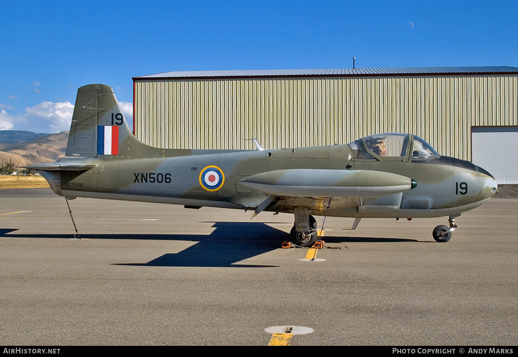 Aircraft Photo of N77506 / XN506 | Hunting P.84 Jet Provost T3A | UK - Air Force | AirHistory.net #87539