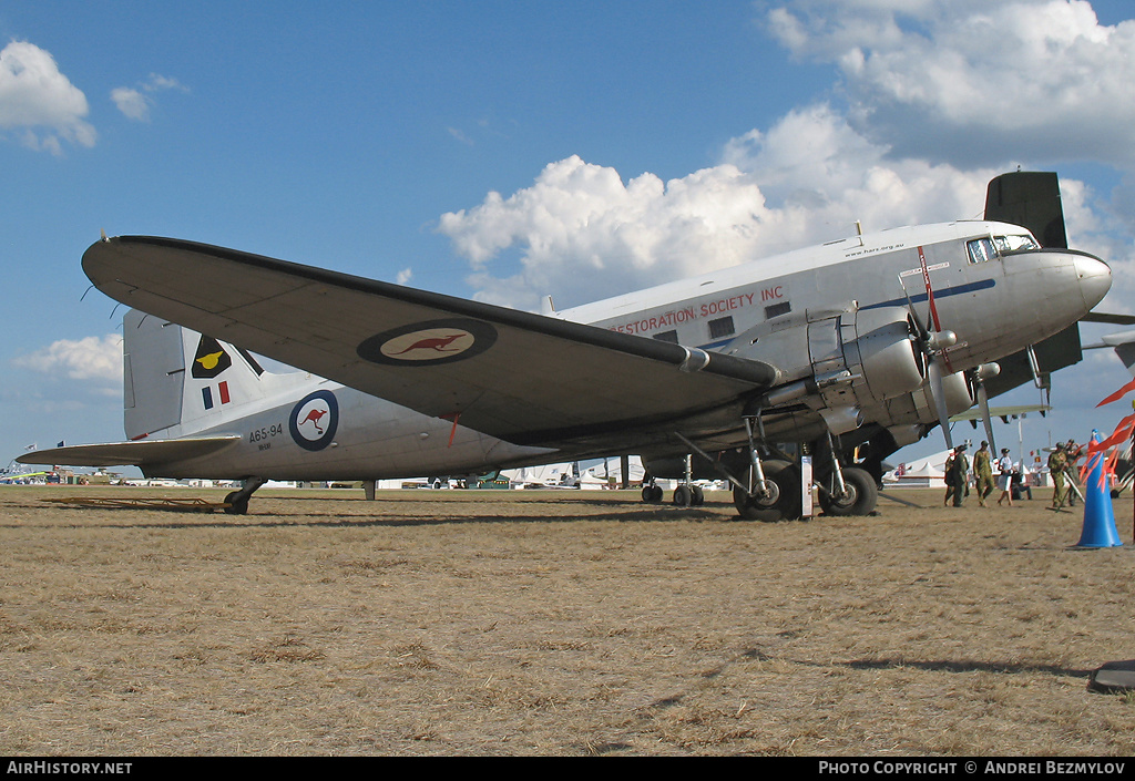 Aircraft Photo of VH-EAF / A65-94 | Douglas C-47B Skytrain | Historical Aircraft Restoration Society - HARS | Australia - Air Force | AirHistory.net #87571
