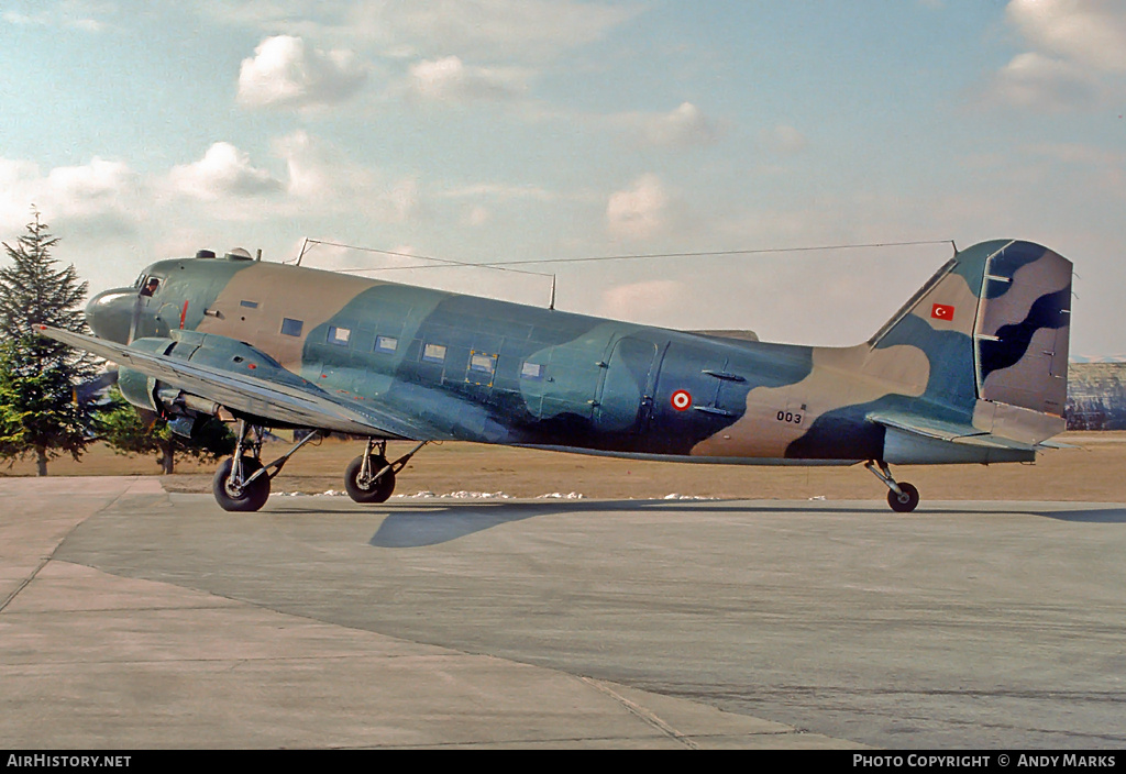 Aircraft Photo of 6003 / 003 | Douglas C-47B Skytrain | Turkey - Air Force | AirHistory.net #87574