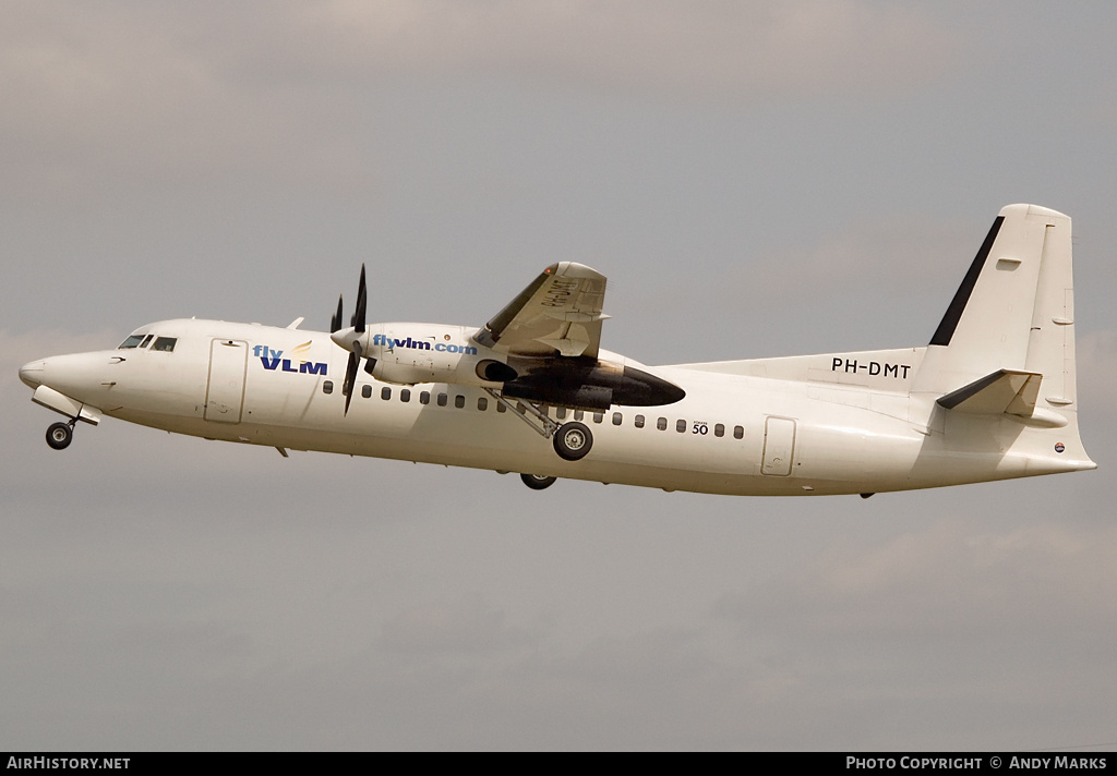 Aircraft Photo of PH-DMT | Fokker 50 | VLM Airlines | AirHistory.net #87578