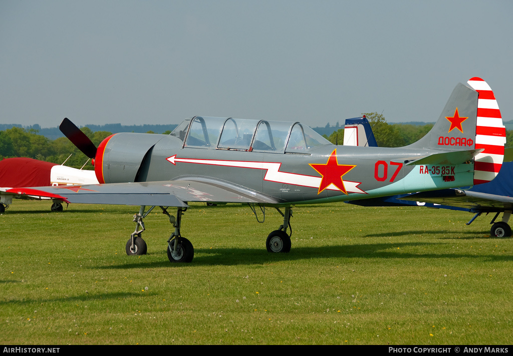 Aircraft Photo of RA-3585K | Yakovlev Yak-52 | AirHistory.net #87582