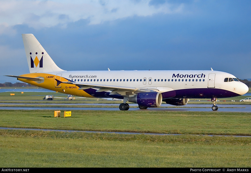 Aircraft Photo of G-MONX | Airbus A320-212 | Monarch Airlines | AirHistory.net #87594