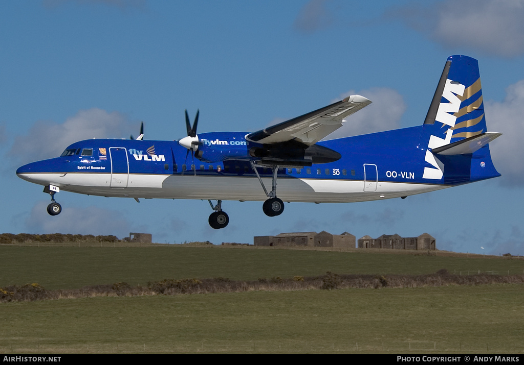 Aircraft Photo of OO-VLN | Fokker 50 | VLM Airlines | AirHistory.net #87595