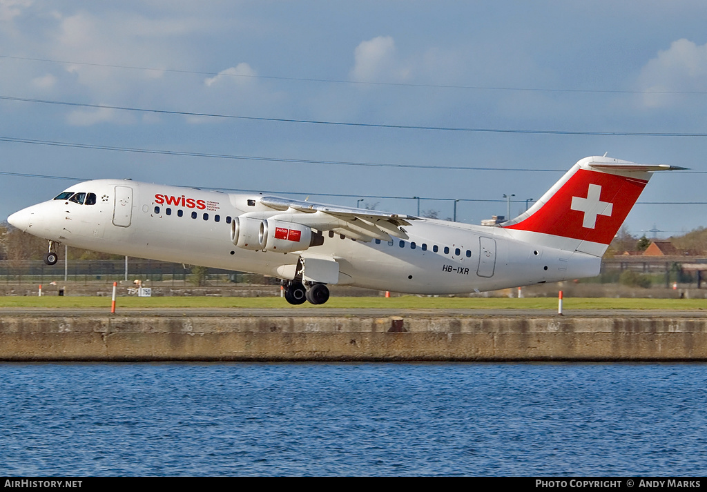 Aircraft Photo of HB-IXR | British Aerospace Avro 146-RJ100 | Swiss International Air Lines | AirHistory.net #87601