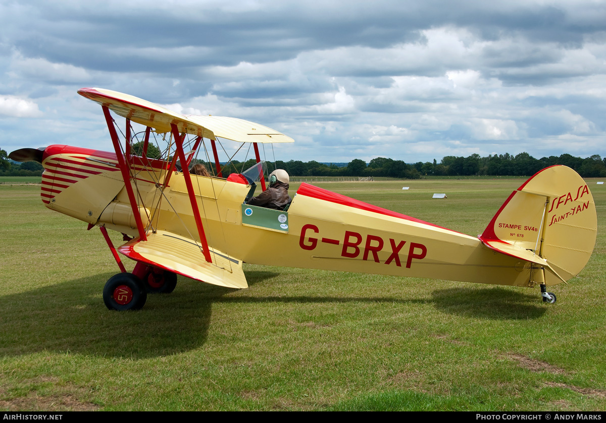 Aircraft Photo of G-BRXP | Stampe-Vertongen SV-4C | SFASA - Service de la Formation Aéronautique et des Sports Aériens | AirHistory.net #87615