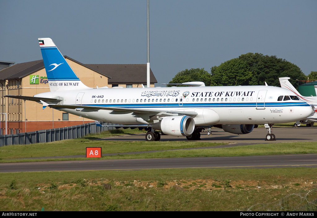 Aircraft Photo of 9K-AKD | Airbus A320-212 | State of Kuwait | AirHistory.net #87626