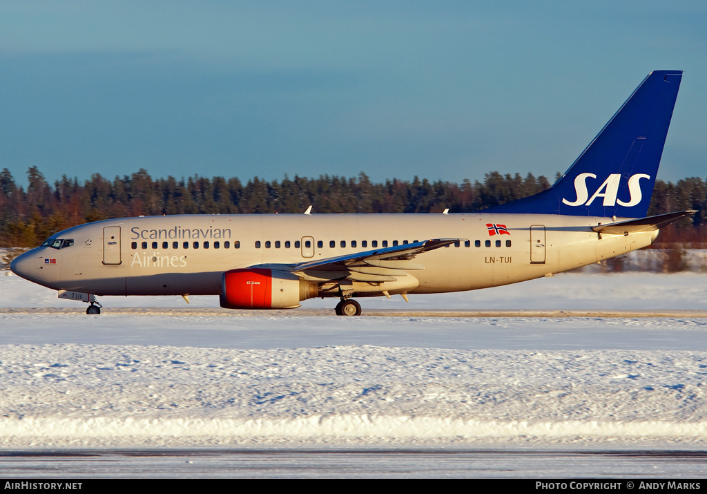 Aircraft Photo of LN-TUI | Boeing 737-705 | Scandinavian Airlines - SAS | AirHistory.net #87632
