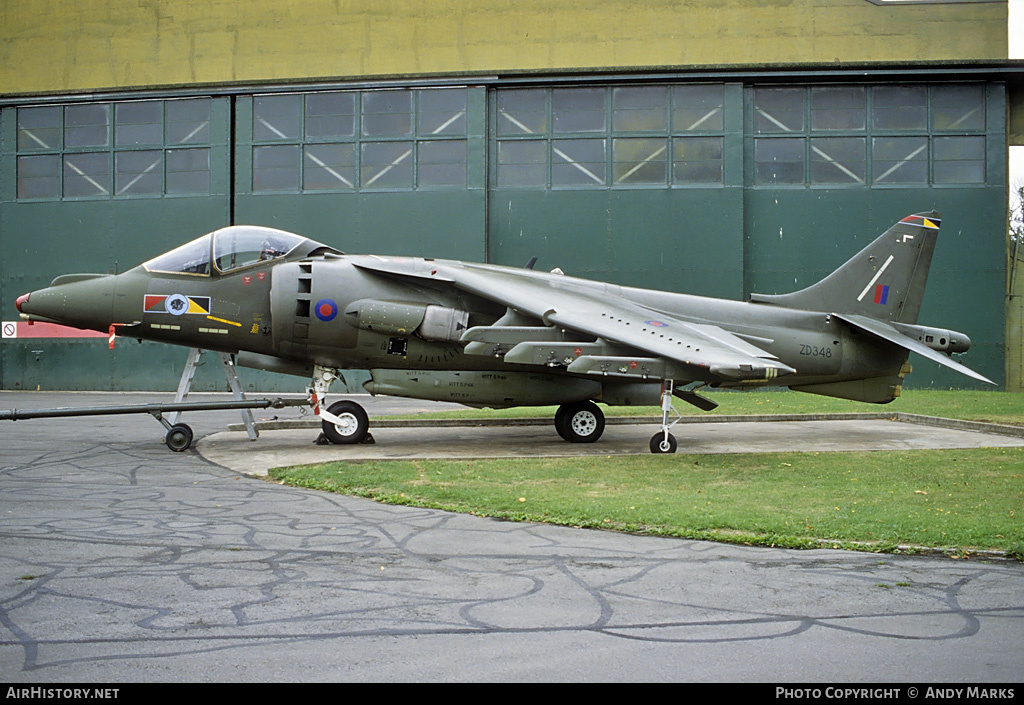 Aircraft Photo of ZD348 | British Aerospace Harrier GR7 | UK - Air Force | AirHistory.net #87651