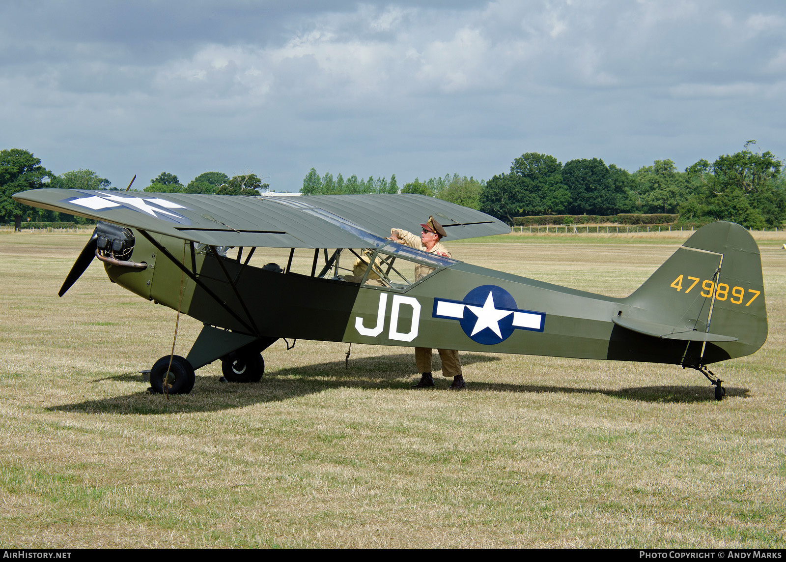 Aircraft Photo of G-BOXJ / 479897 | Piper L-4H Grasshopper (J-3C) | AirHistory.net #87660