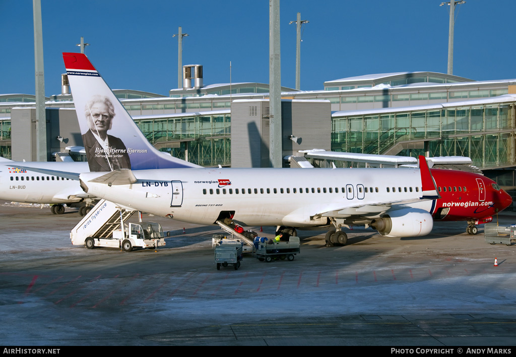 Aircraft Photo of LN-DYB | Boeing 737-8JP | Norwegian | AirHistory.net #87668