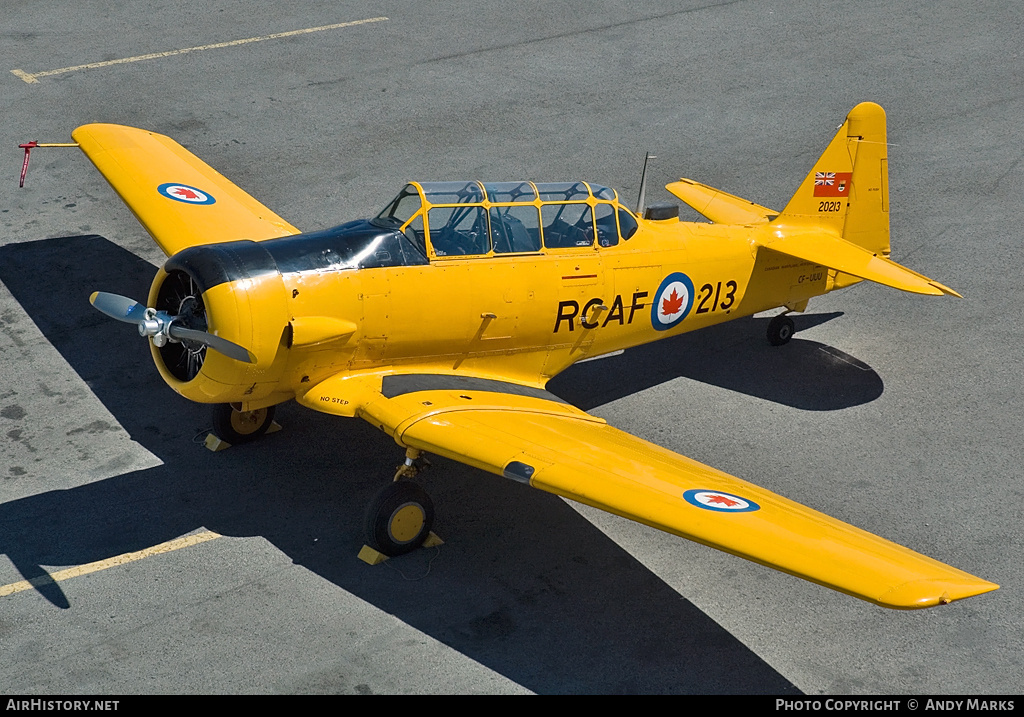 Aircraft Photo of CF-UUU | North American T-6J Harvard Mk IV | Canadian Warplane Heritage | AirHistory.net #87678