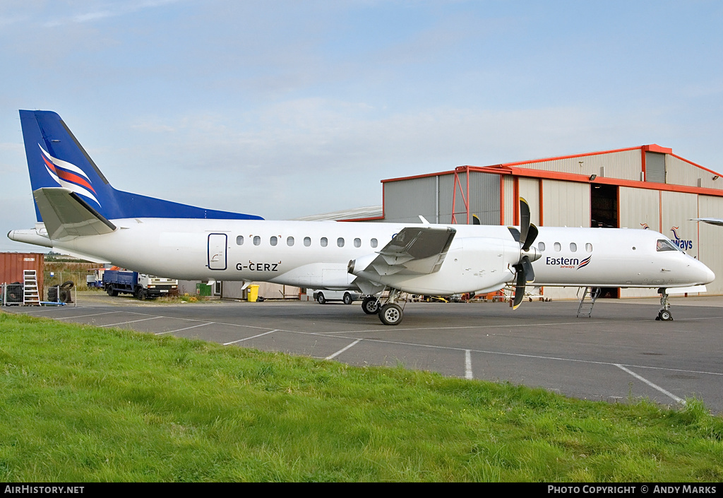 Aircraft Photo of G-CERZ | Saab 2000 | Eastern Airways | AirHistory.net #87684